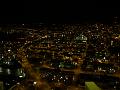 Seattle at night, as seen in the Space Needle restaurant